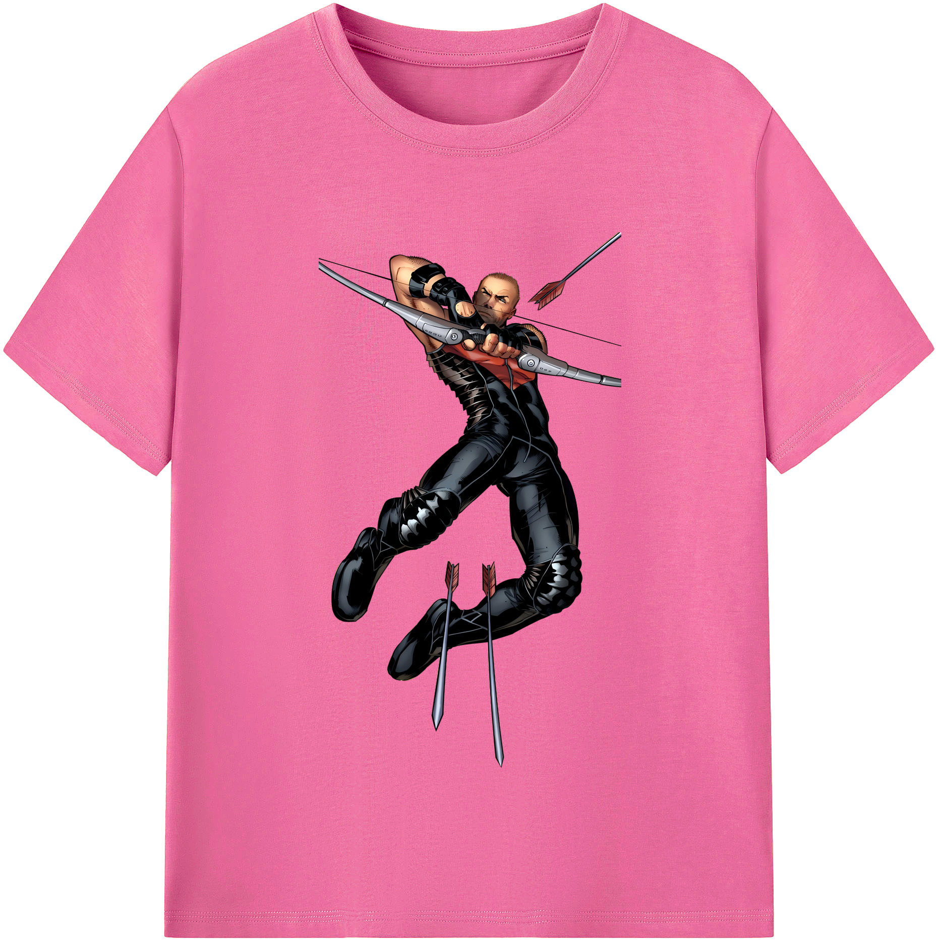 （画像用） アベンジャーズ The Avengers レディースカジュアルプリントTシャツ（綿100％）